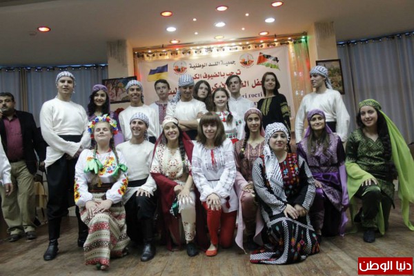 جمعية اللد الوطنية تستضيف فرقة عباد الشمس الاوكرانية في فلسطين