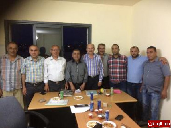 توزيع المناصب الإدارية لنقابة أصحاب مشاغل الخياطة في محافظة قلقيلية