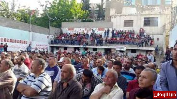 الشعبية تؤبن رفيقها الشهيد على محمود صافي في مخيم الجلزون