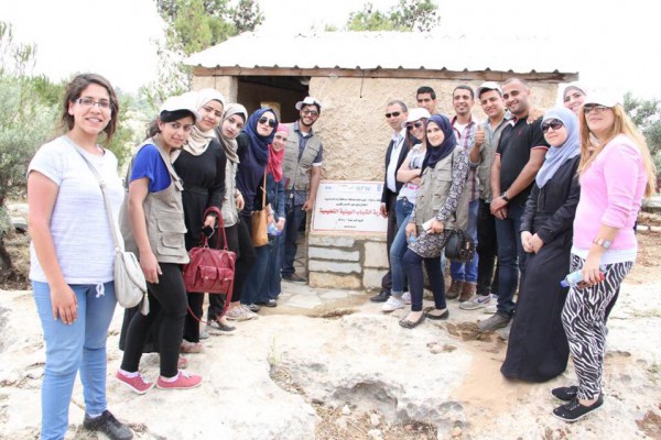 الاحتفال بوضع حجر الأساس لإنشاء أول قرية بيئية للشباب في فلسطين