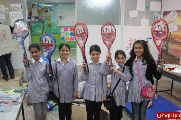 قطر الخيرية تزود مدارس " مشروع قدرات " بالأدوات الرياضية الكاملة