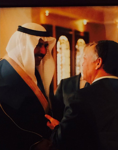 سفير السعودية لدى الأردن يحضر مراسم الاحتفال بعيد الاستقلال في قصر رغدان العامر
