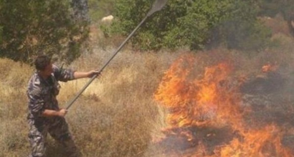 اندلاع حريق كبير شمال القدس المحتلة