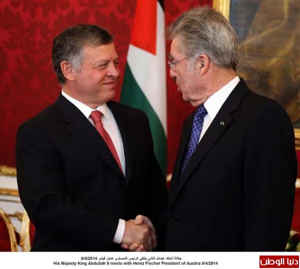 الجالية الأردنية فى النمسا تهنئ الملك بعيد الاستقلال