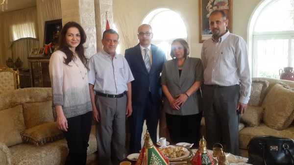 لجان العمل الصحي تلتقي السفير المغربي في فلسطين