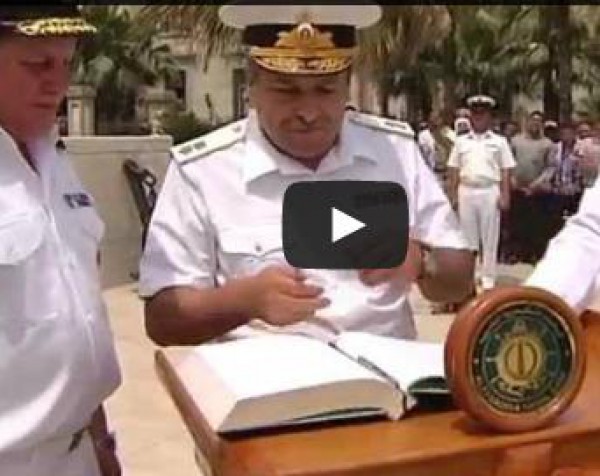 شاهد .. إنزال جنود أسطول «البحر الأسود» في ميناء الإسكندرية