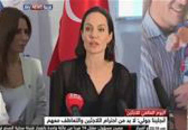 كلمة النجمة " أنجلينا جولي" في اليوم العالمي للاجئين