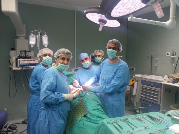 اجراء ستة عمليات نوعية لزراعة الكلى في مجمع فلسطين الطبي