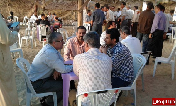 صور...ملتقى شباب الخدمات الطبيه يقيم إفطار جماعي في غزة