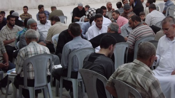 نقابات العمال تنظم افطارا جماعيا بمدينة غزة