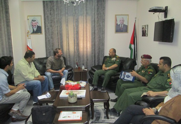 قيادة الارتباط العسكري الفلسطيني ووكالة التنمية (آكتد) يبحثان التعاون في حماية لمواطنين الفلسطينيين