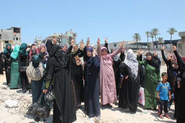 في غزة..وقفة تضامنية في الذكرى الأولى للعدوان الأخير على القطاع