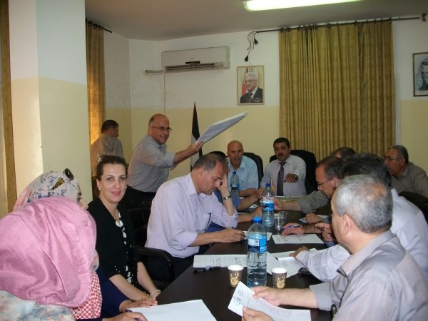 اللجنة الإقليمية للتخطيط والبناء في محافظة جنين تعقد جلستها رقم (21/2015 )