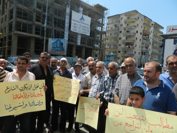 إعتصام فلسطيني في صور يستنكر مؤمراة إنهاء خدمات الانروا