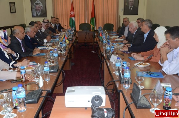 اجتماع وفد لجنة الأخوة الأردني الفلسطيني البرلماني