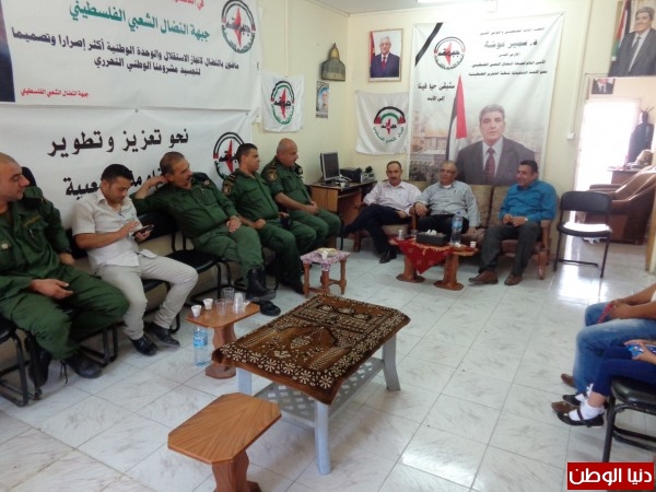 النضال الشعبي بسلفيت تنظم حفل استقبال على شرف الانطلاقة 48 وذكرى رحيل قائدها المؤسس د. غوشة