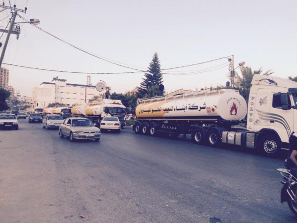 670 شاحنة الى قطاع غزة عبر معبر كرم أبو سالم اليوم الخميس