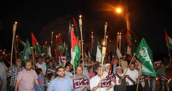 مسيرة حاشدة في أم الفحم دفاعا عن الأقصى والنبي محمد