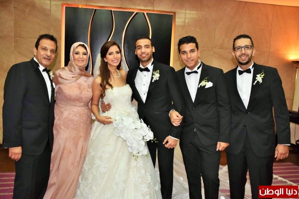 بالصور:  حفل زفاف ساندرا هاني ومحمد جمال