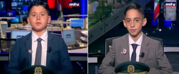 فيديو: طفلان مذيعان على قناة " mtv " اللبنانية