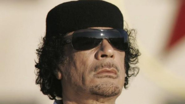 مظاهرة مؤيدة للقذافي في مهد الثورة الليبية