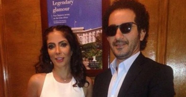 صورة جديدة تجمع بين أحمد حلمي وزوجته منى زكي بعد غياب