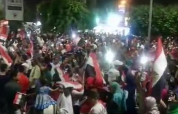 مائة ألف مواطن بالاسماعيلية فى أحتفالات تاريخية ليلة افتتاح قناة السويس الجديدة