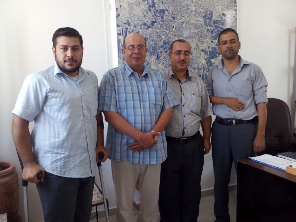 نادي السلام لذوي الاعاقة يلتقي مسئول ملف الهندسة والتخطيط في بلدية غزة