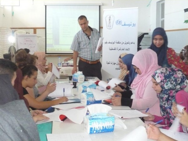 ورشـة تدريبية بتمكين الشباب الفلسطينين بمهـارة تأسيس المشروع الصغيـر