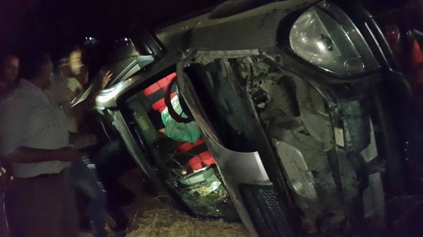 إصابتان في حادث إنقلاب مركبة جنوب جنين