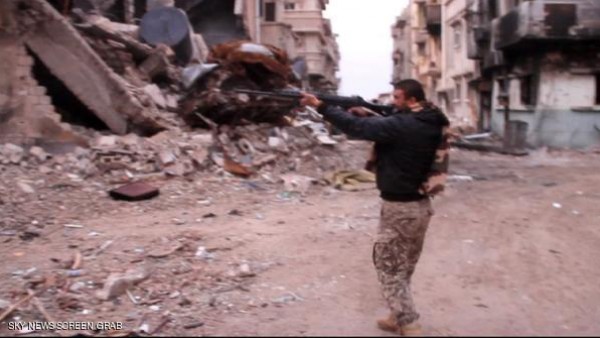 استهداف مواقع داعش ببنغازي.. ومعارك بدرنة