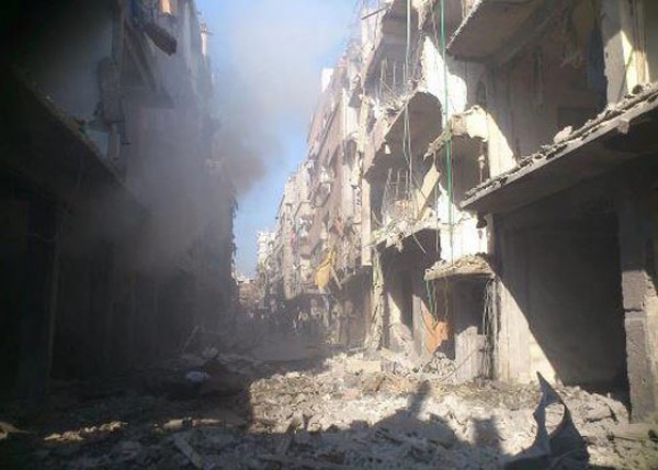 استهداف مخيم اليرموك بعدد من قذائف الهاون بعيد انتهاء صلاة الجمعة