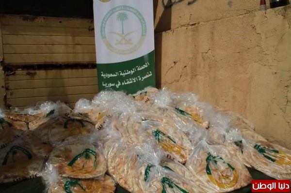الحملة الوطنية السعودية وفرت مادة الخبر لأكثر من 120 الف اسرة سورية في لبنان