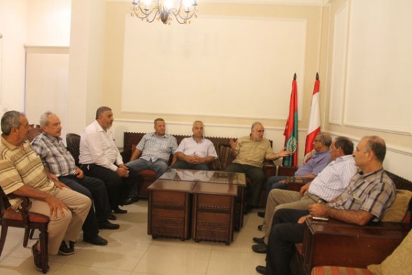 قيادة حركة فتح في صيدا برئاسة شبايطة تزور الدكتور أسامة سعد