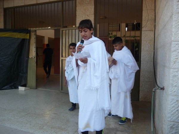 مدرسة ذكور قلقيلية الشرعية شعائر الحج مقرونة بدعوات التحرير للمسجد الاسير