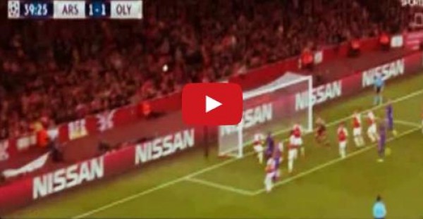 أهداف مباراة أرسنال و أولمبياكوس بدوري الأبطال