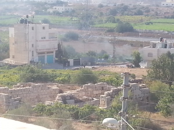 مواجهات مع الاحتلال في منطقة بيت عينون شمال الخليل
