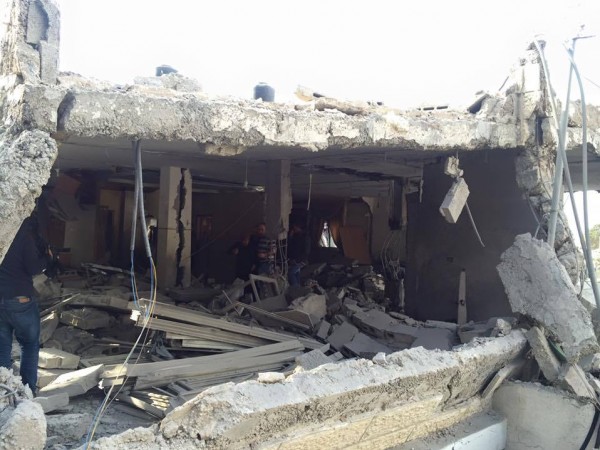 صور‬ الدمار الذي خلفه تفجير الإحتلال لمنزل الشهيد غسان أبو جمل في مدينة القدس