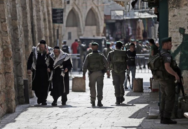 صور..إنتشار كثيف لجيش الإحتلال في مدينة القدس‬ وأزقة البلد القديمة