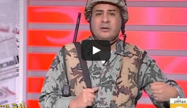 شاهد.. القرموطي بالزي العسكري: ربنا يجعل أيامكم كلها أكتوبر