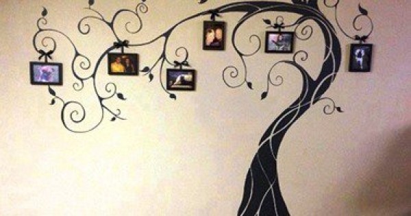 بالصور.. 10 أفكار ديكور مبتكرة لرسم "شجرة العيلة" على جدران منزلك
