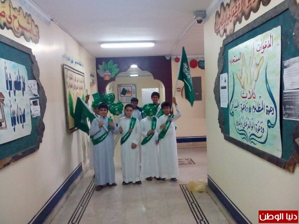 متوسطة دار الثقافة الأهلية بجدة  تواصل فعاليات الاحتفاء باليوم الوطني للسعودية