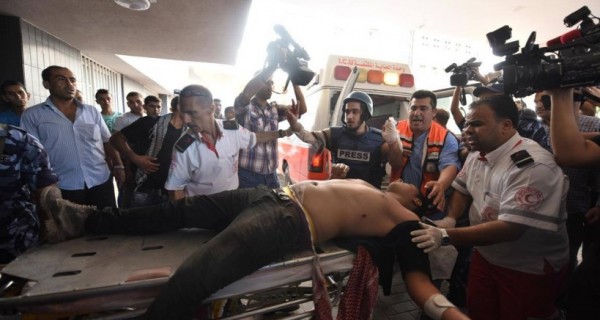الهلال الأحمر، عدد الاصابات في الضفة و القدس اليوم هو 586 اصابة