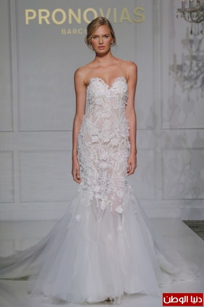 إختاري ثوب زفافك من مجموعة فساتين زفاف Pronovias لخريف 2016