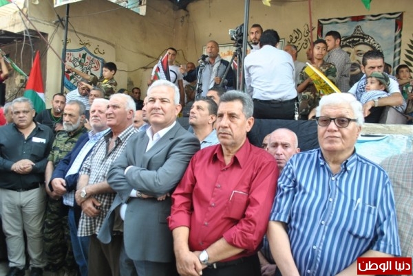 فصائل منظمة التحرير الفلسطينية منطقة صيدا تنتفض تضامنا مع فلسطين في عين الحلوة