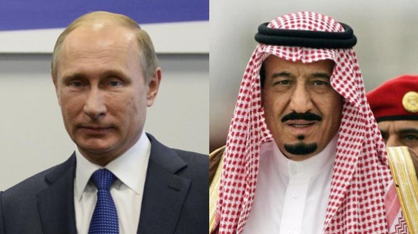 الملك سلمان يتلقى اتصالاً من بوتين