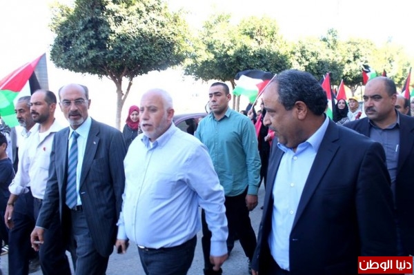 مسيرة نسويه في سلفيت نصرة للأقصى
