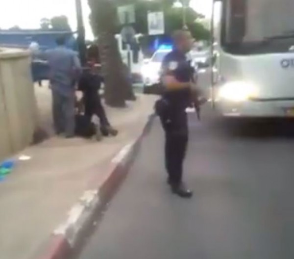 فيديو لمكان حدوث عملية طبريا صباح اليوم
