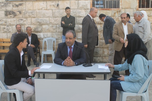 المحافظ البلوي ضيف إذاعة الصحفي الصغير في مدرسة فرخة