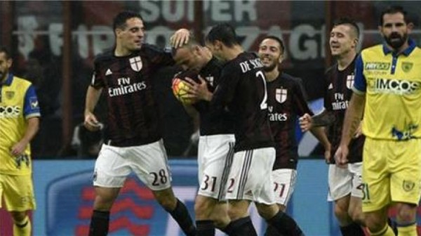 أهداف مباراة ميلان وكييفو فيرونا 1-0